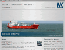 Tablet Screenshot of neptun-germany.com